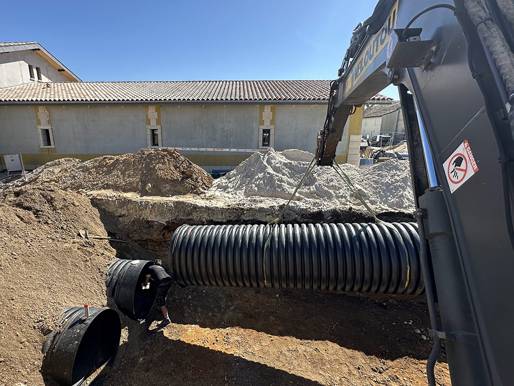 Assainissement entreprise Aquitaine LBTP Gironde